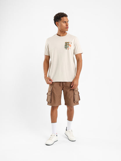 Cactus Print Short Sleeves T-Shirt