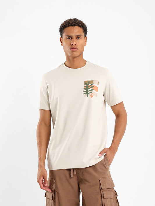 Cactus Print Short Sleeves T-Shirt