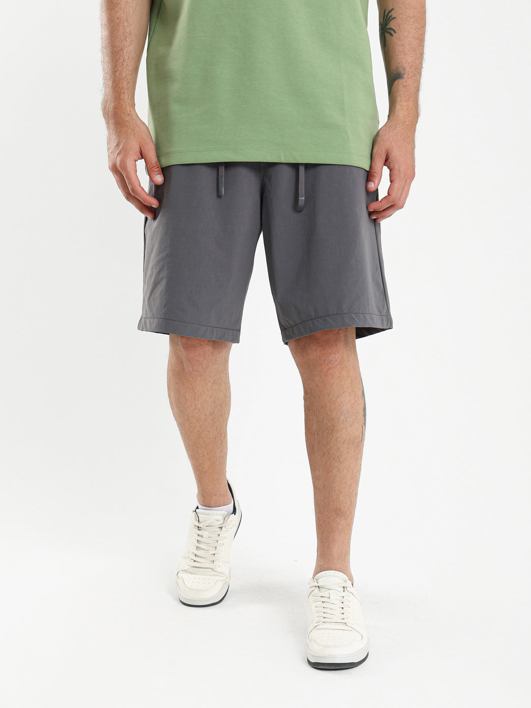 Woven Shorts with Elastic Waistband