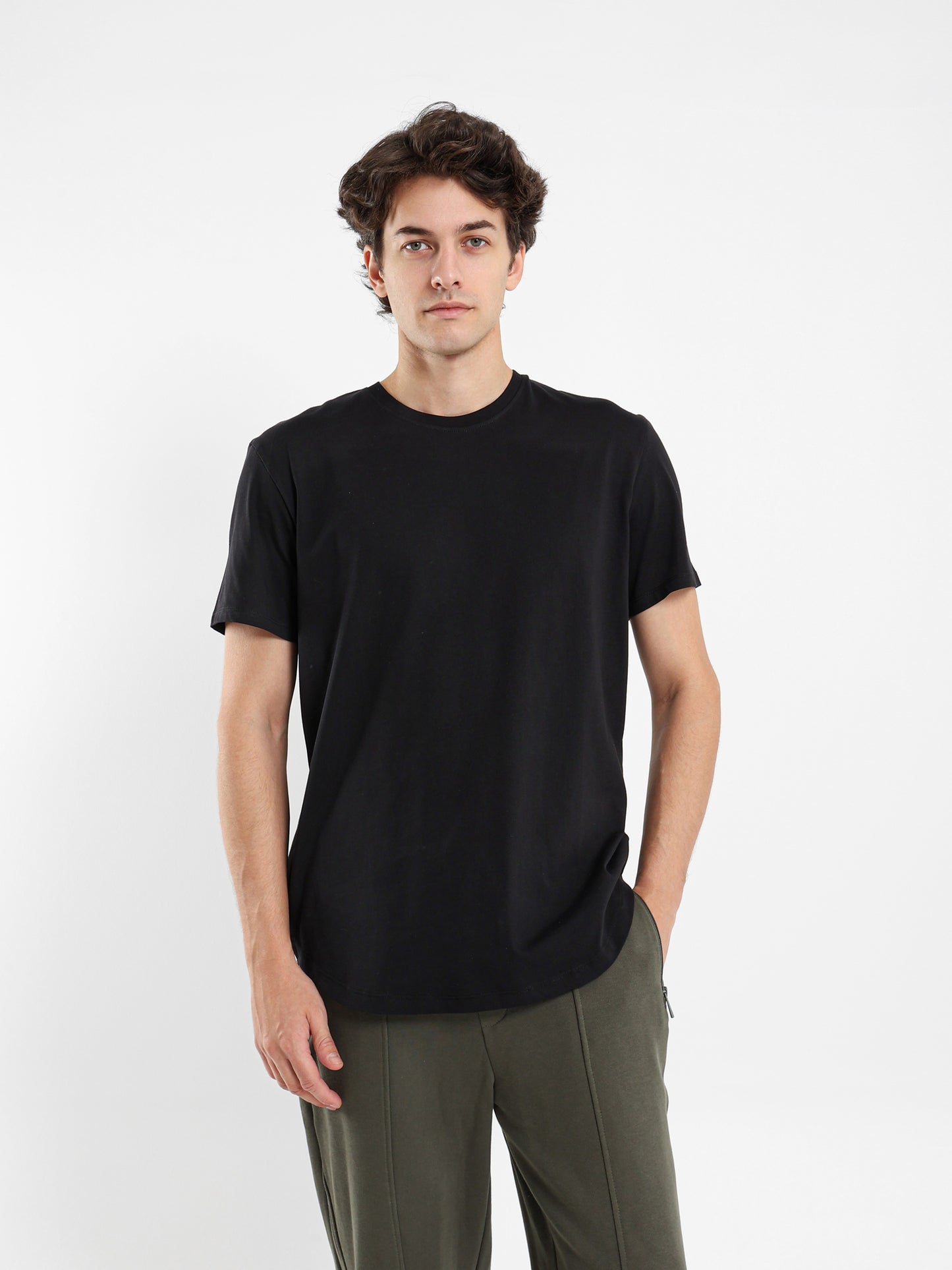 Basic Long Line T-Shirt