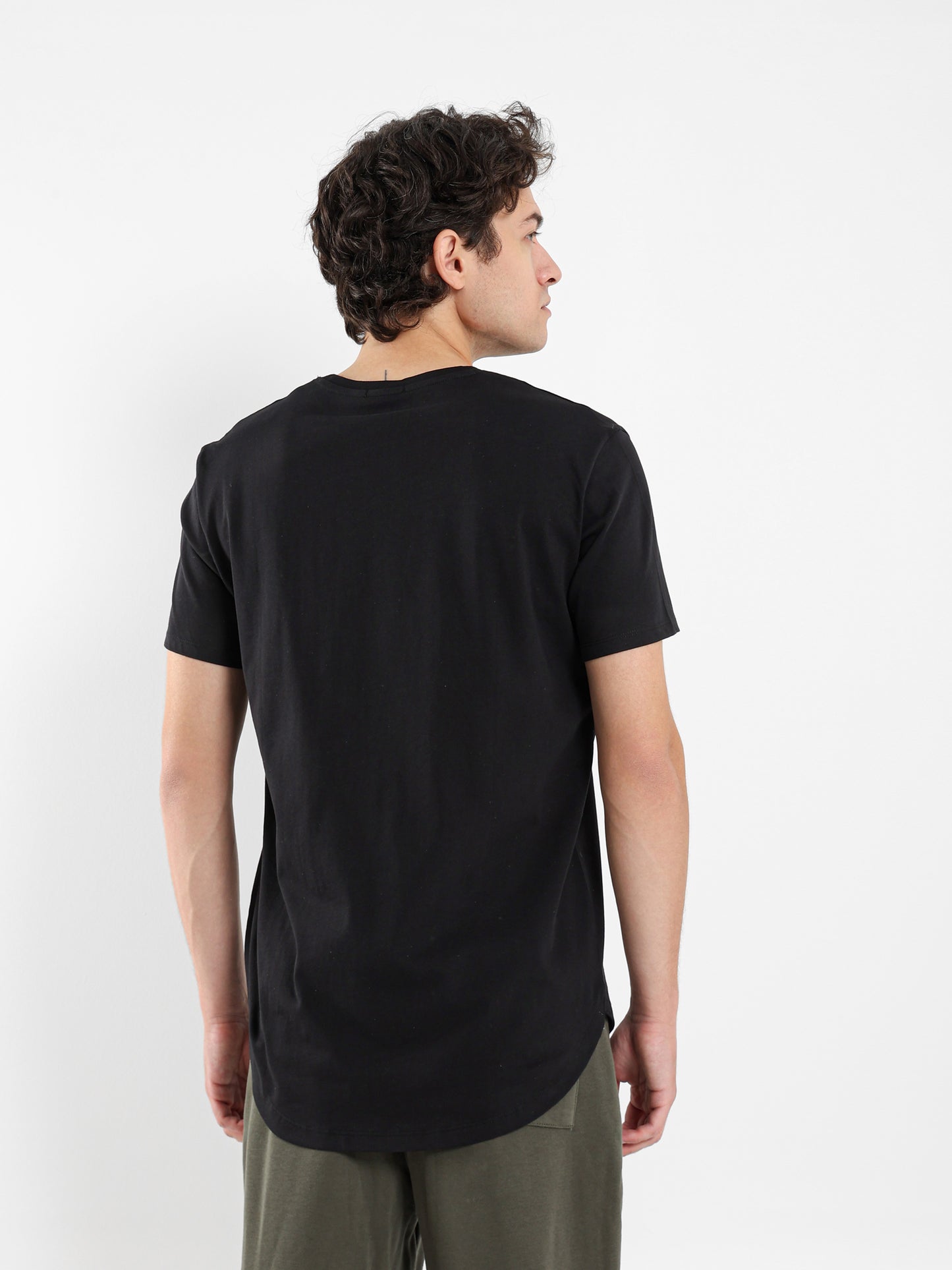Basic Long Line T-Shirt