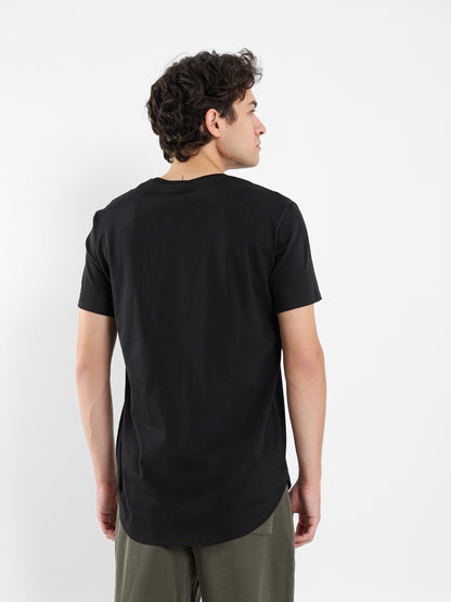 Basic Long Line T-Shirt