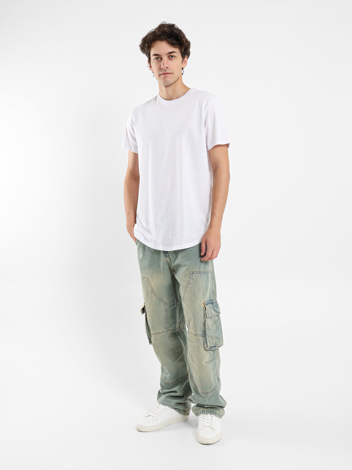 Cow Boy Baggy Pockets Pants