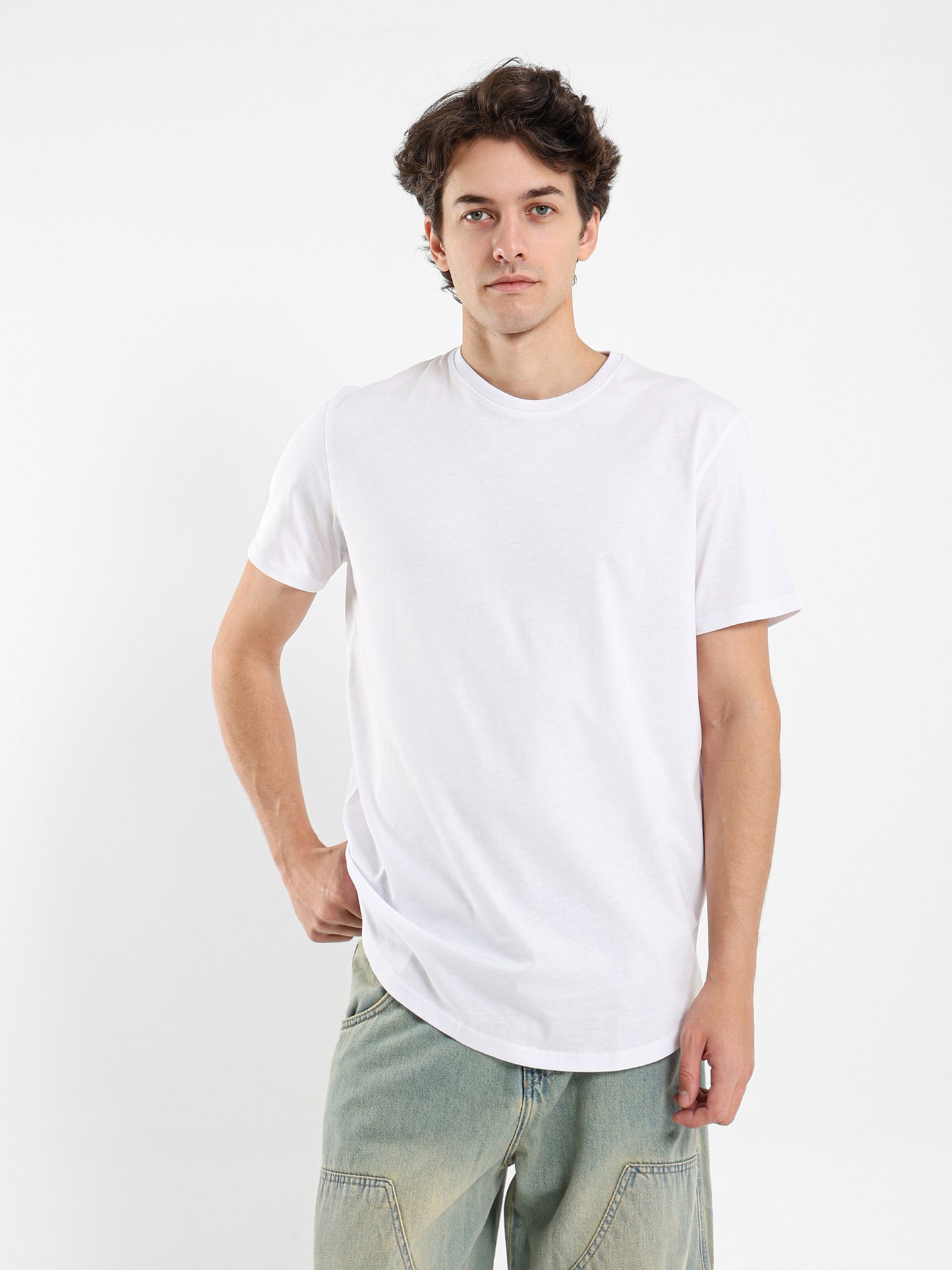 Basic Long Line T-Shirt