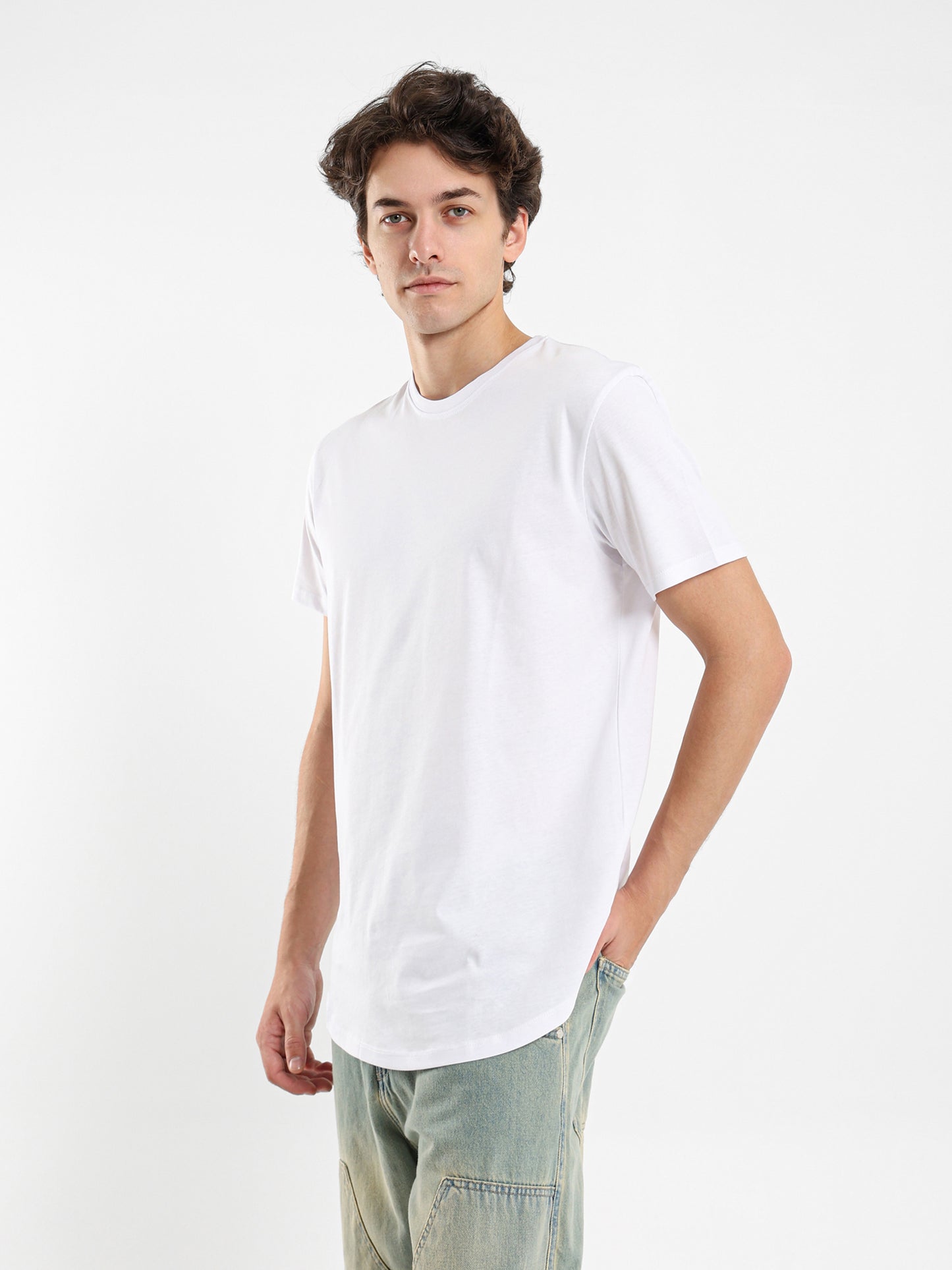 Basic Long Line T-Shirt