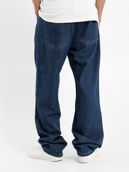 Regular Fit Washed Effect Jeans