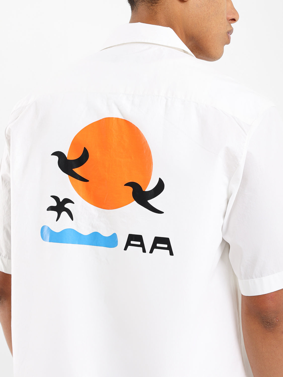 Back Print Short Sleeve Shirt