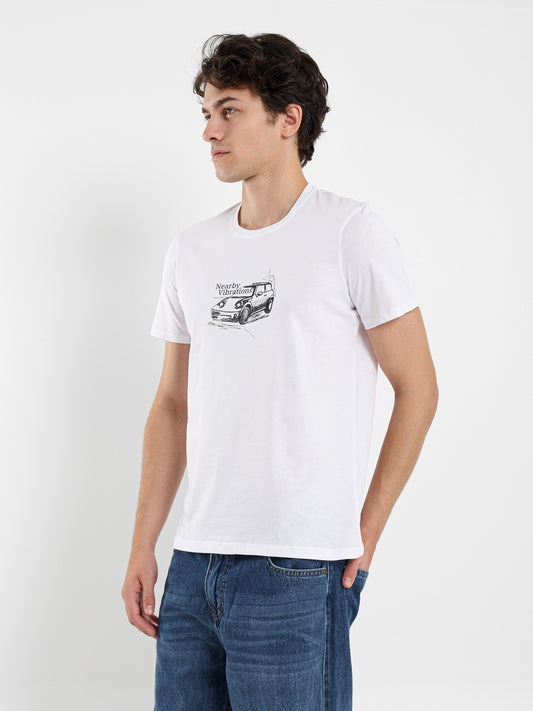 Nearby Vibrations Printed T-Shirt