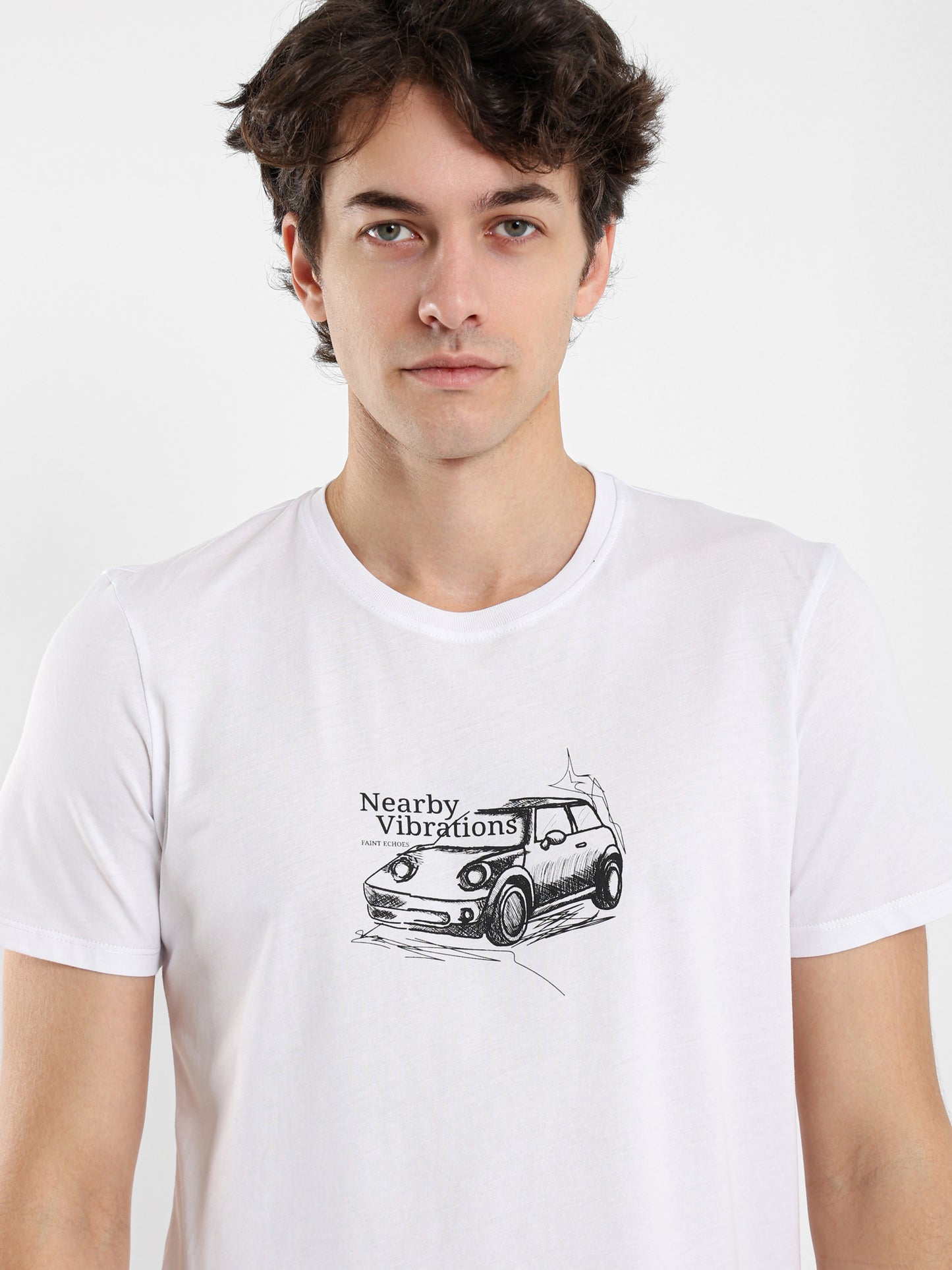 Nearby Vibrations Printed T-Shirt