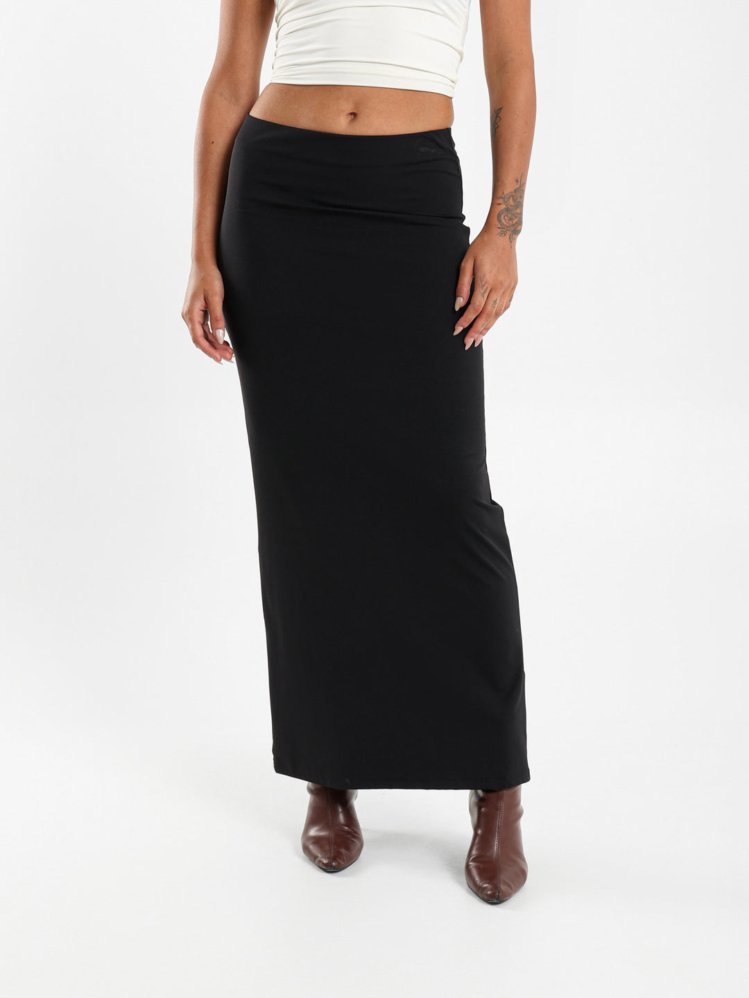 Soft Line Maxi Skirt