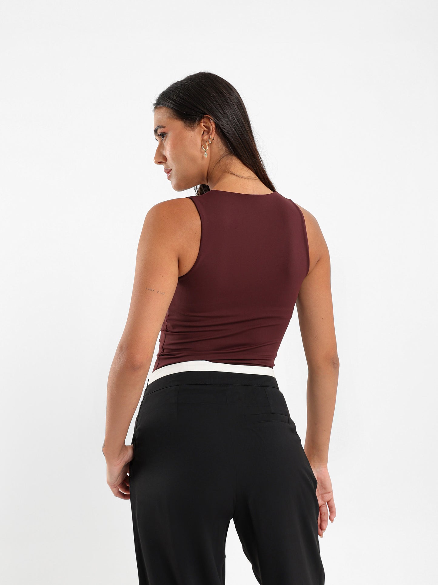 Square Neck Sleeveless Top