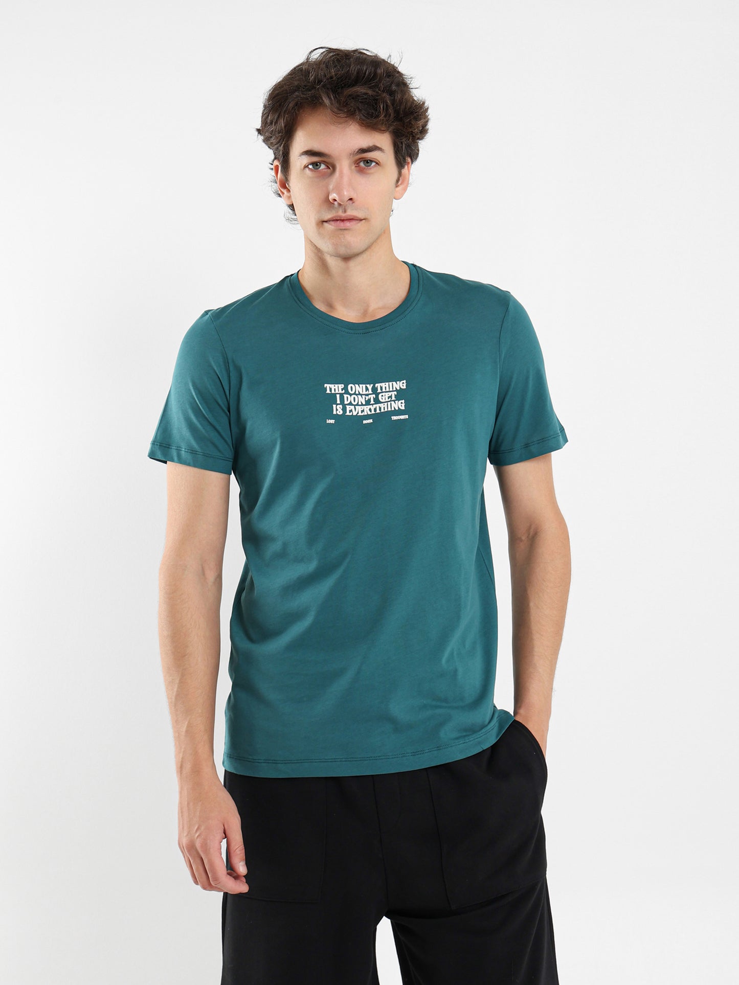 I Don't Understand Is Everything Text Print T-Shirt