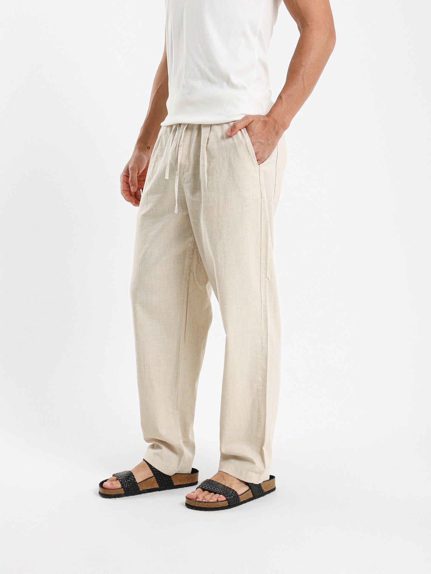 Linen Relaxed Fit Pants