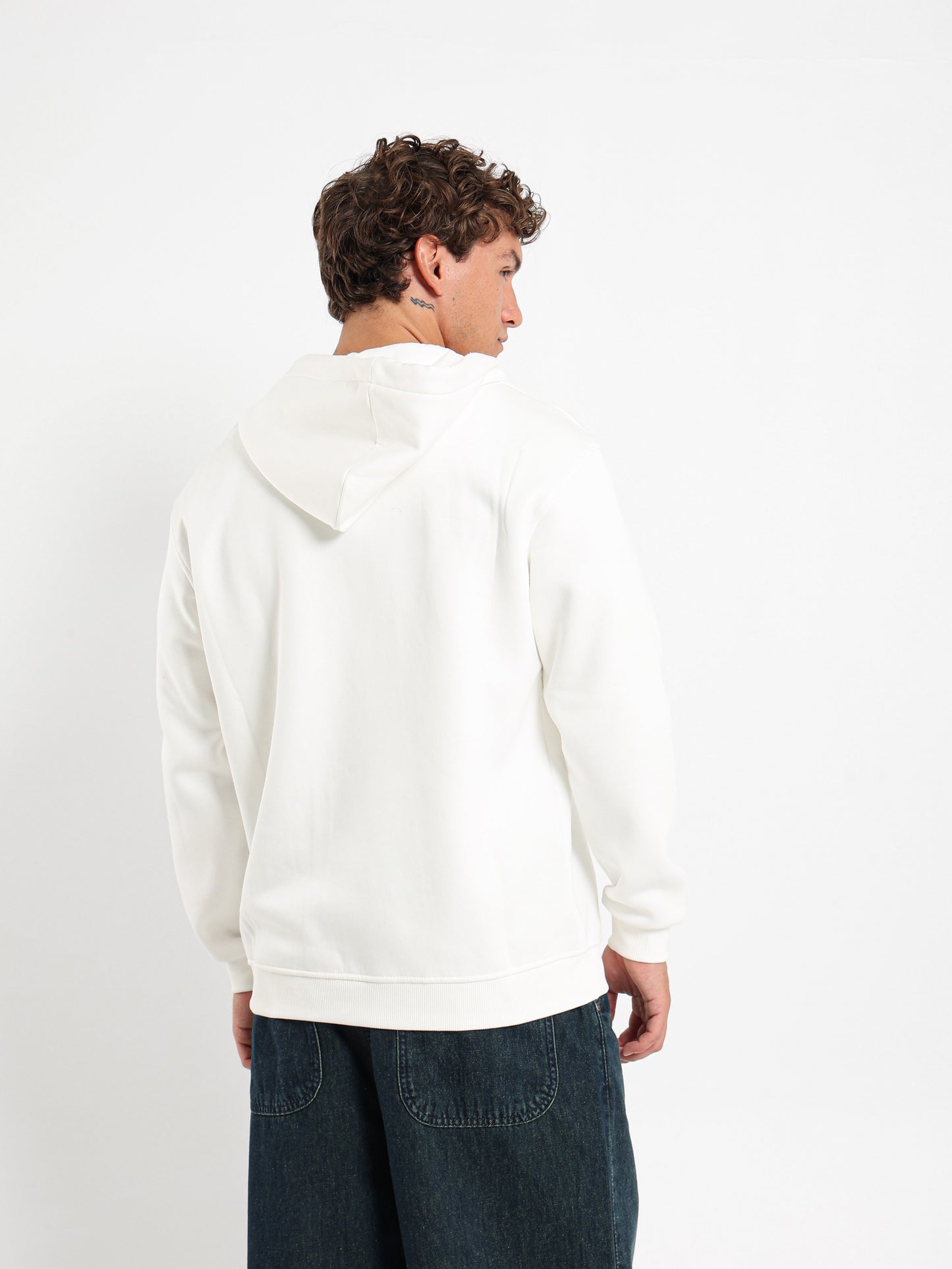 Relaxed Zip-Up Hoodie
