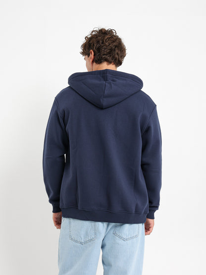 Relaxed Zip-Up Hoodie
