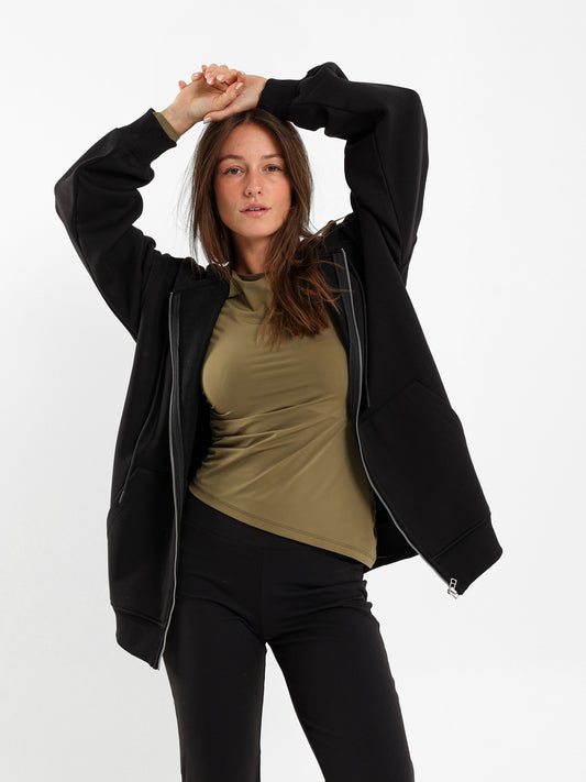 Oversized Zip Hoodie