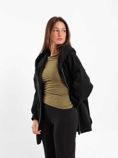 Oversized Zip Hoodie