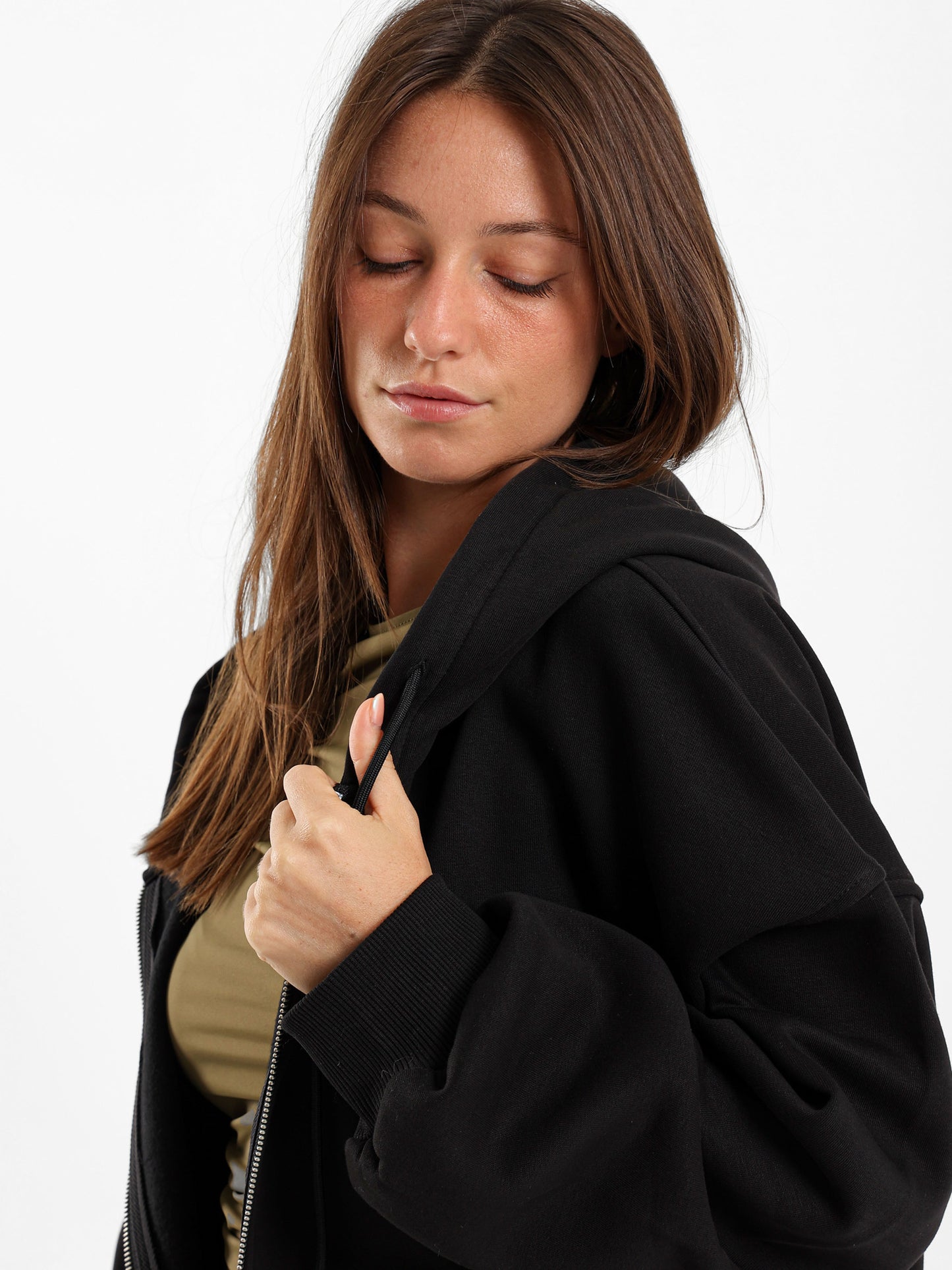 Oversized Zip Hoodie