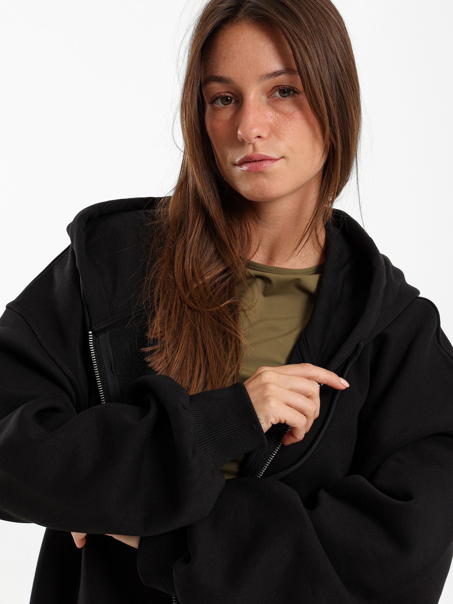Oversized Zip Hoodie