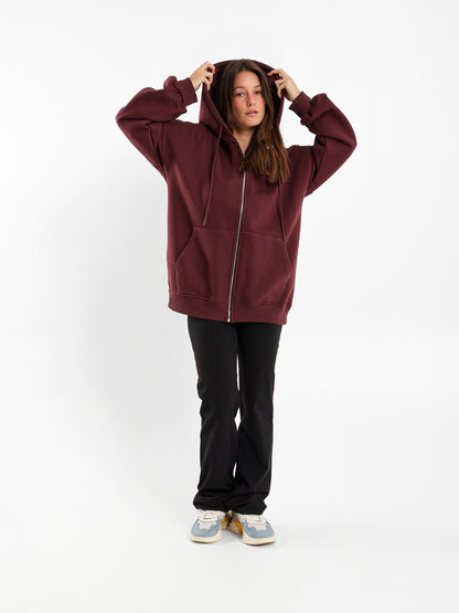 Oversized Zip Hoodie