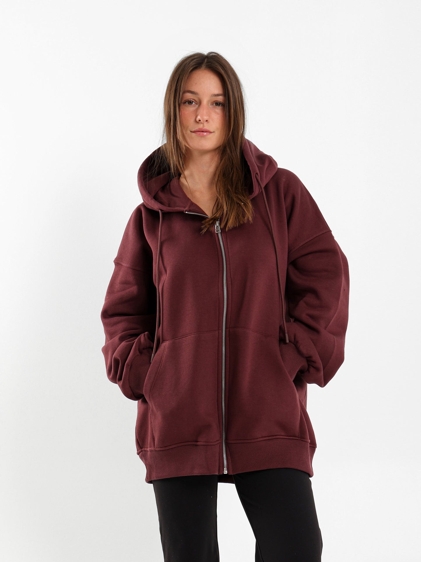 Oversized Zip Hoodie