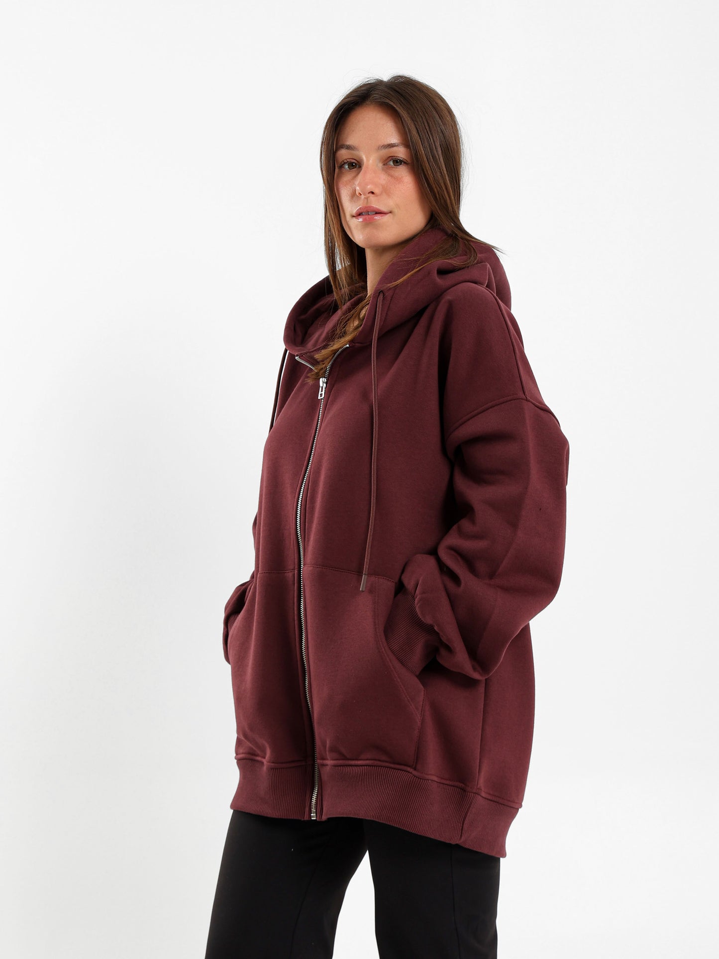 Oversized Zip Hoodie