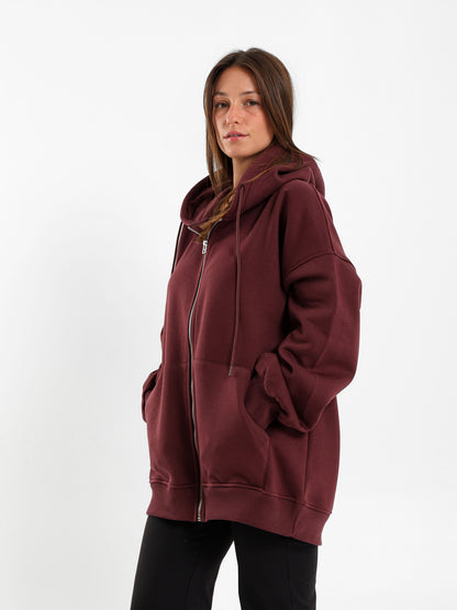 Oversized Zip Hoodie
