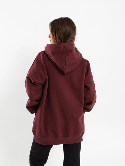 Oversized Zip Hoodie