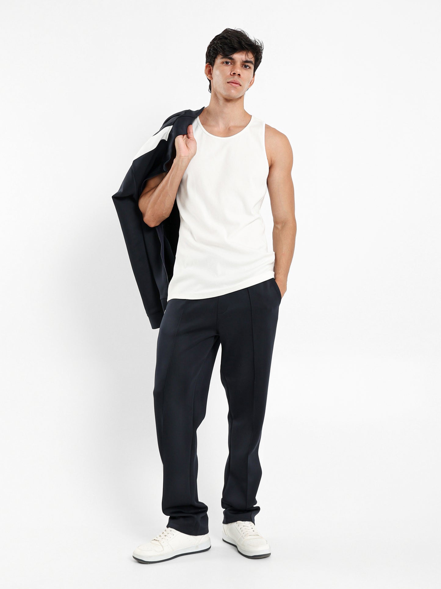 Pants With Side Contrast Tape