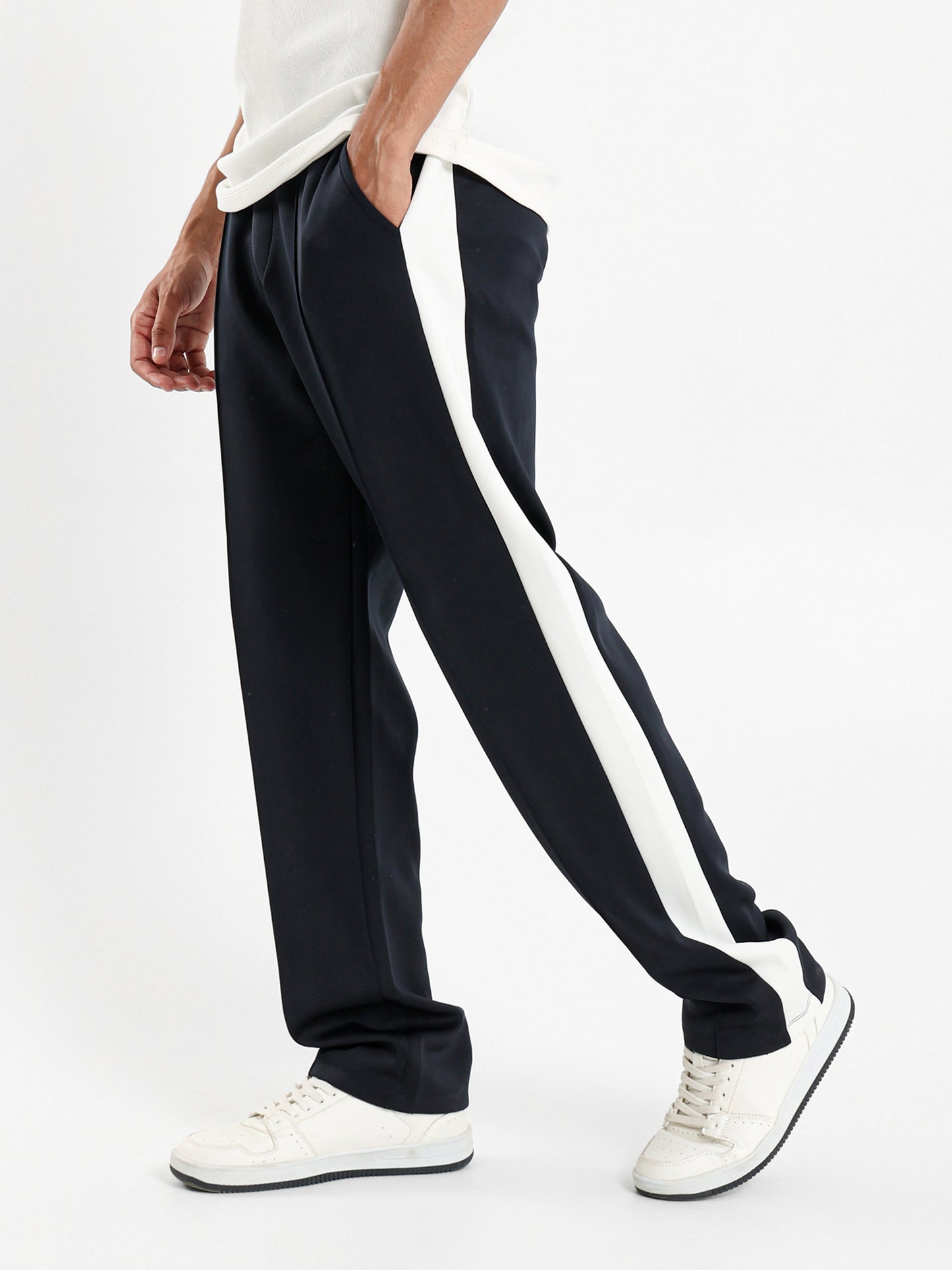 Pants With Side Contrast Tape