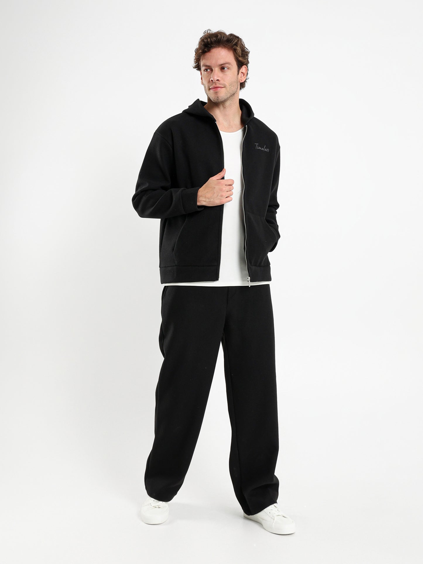 Knitted Zip-Up Hoodie