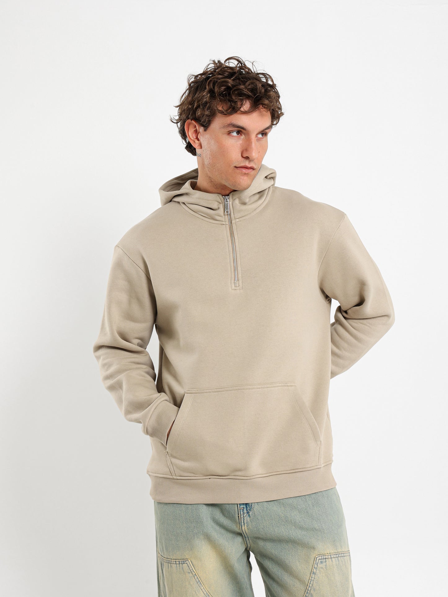 Zip Neck Hoodie