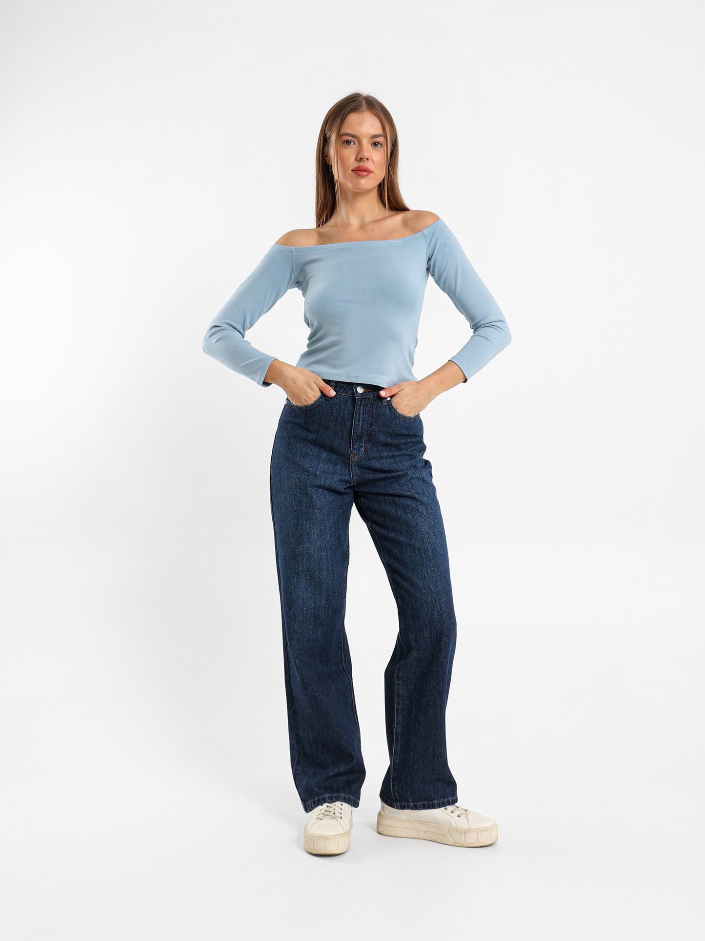 Off-Shoulder Fitted Top
