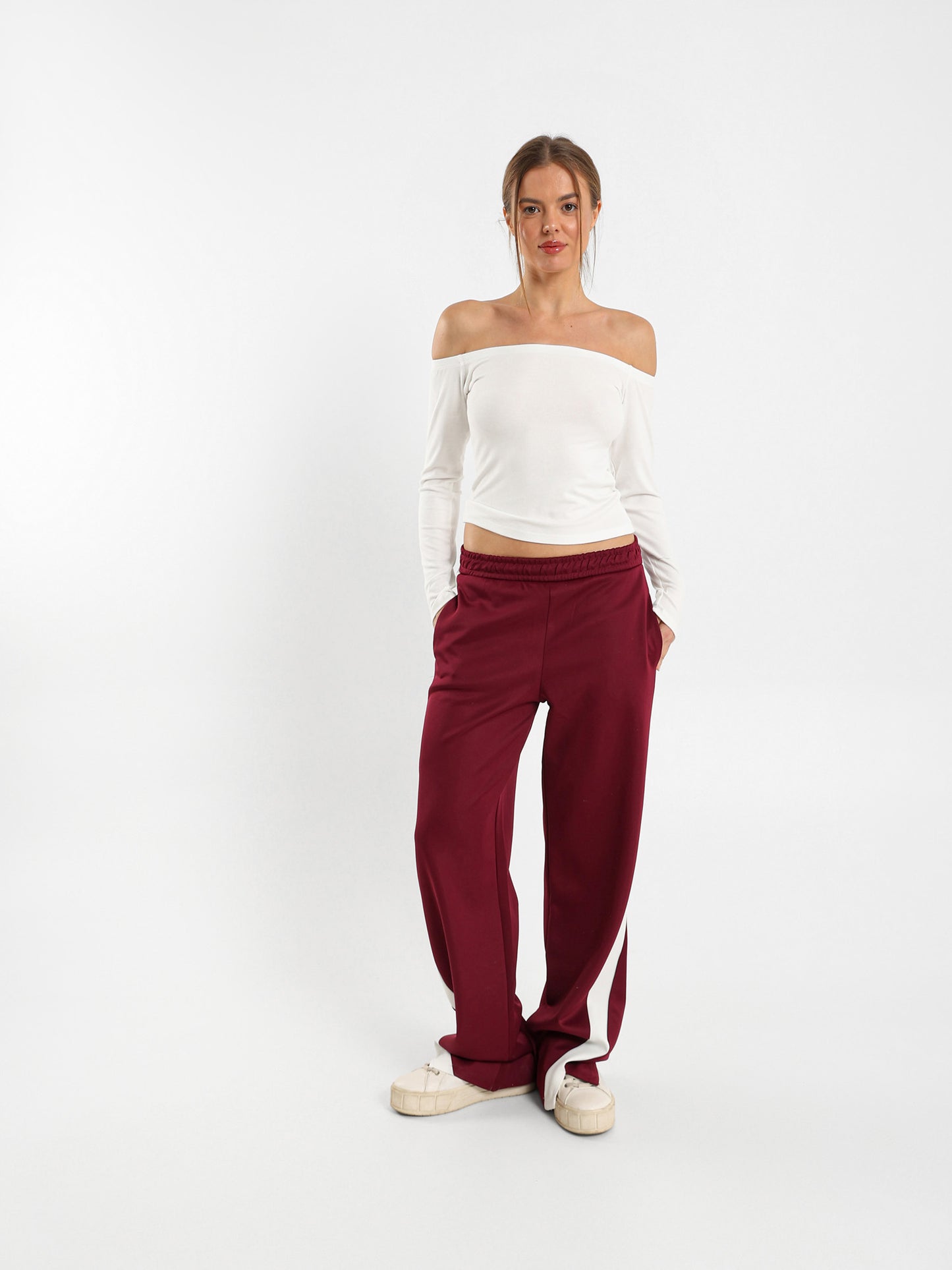 Off-Shoulder Fitted Top