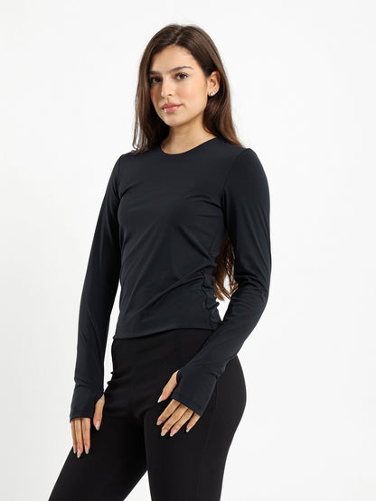 Long Sleeve Polyamide Top