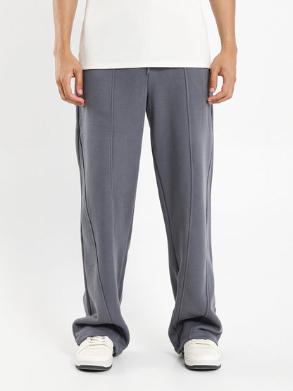 Front Panels Sweatpants with Zip-Up Pockets