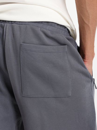 Front Panels Sweatpants with Zip-Up Pockets