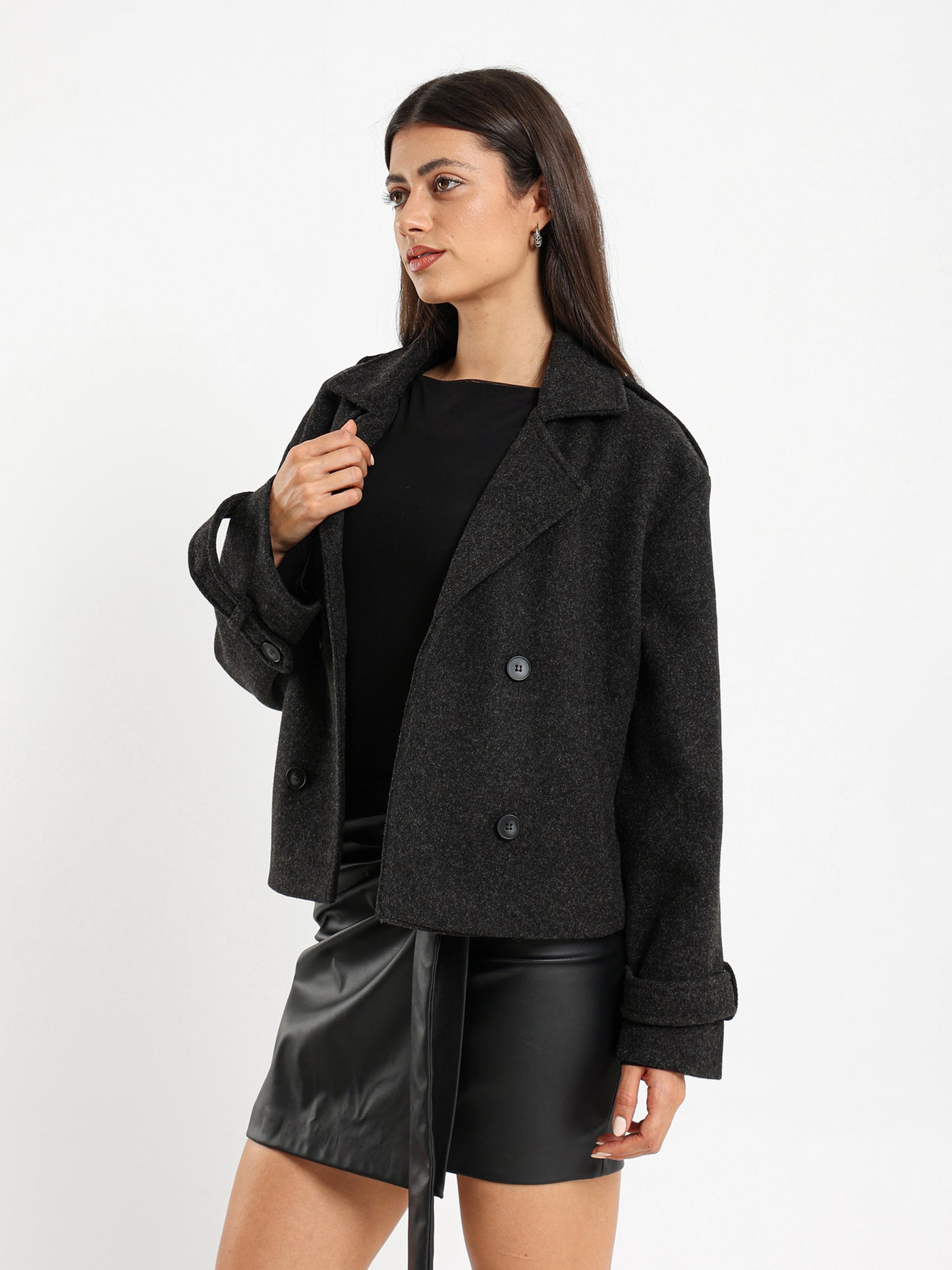 Cropped Trench Jacket