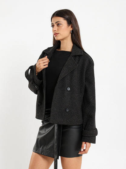 Cropped Trench Jacket