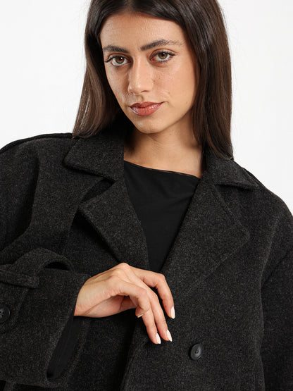 Cropped Trench Jacket