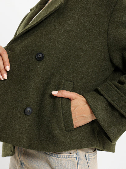 Cropped Trench Jacket