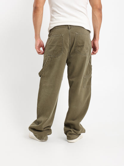 Carpenter Loose Jeans With Front Pocket