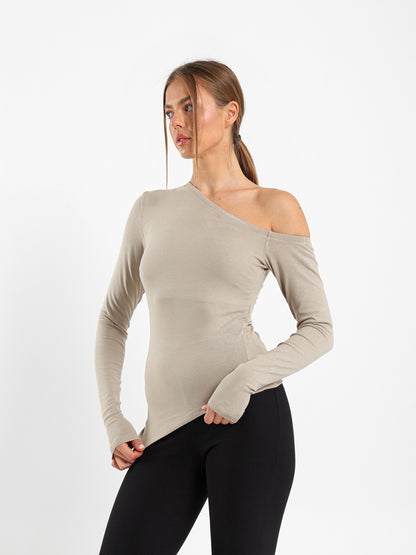 One-Shoulder Asymmetrical Top
