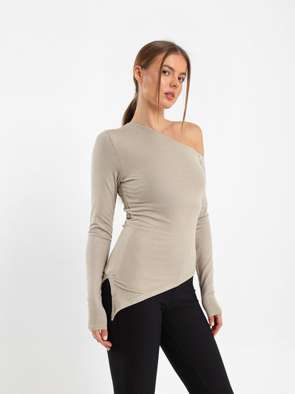 One-Shoulder Asymmetrical Top