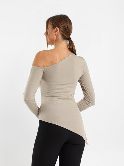 One-Shoulder Asymmetrical Top