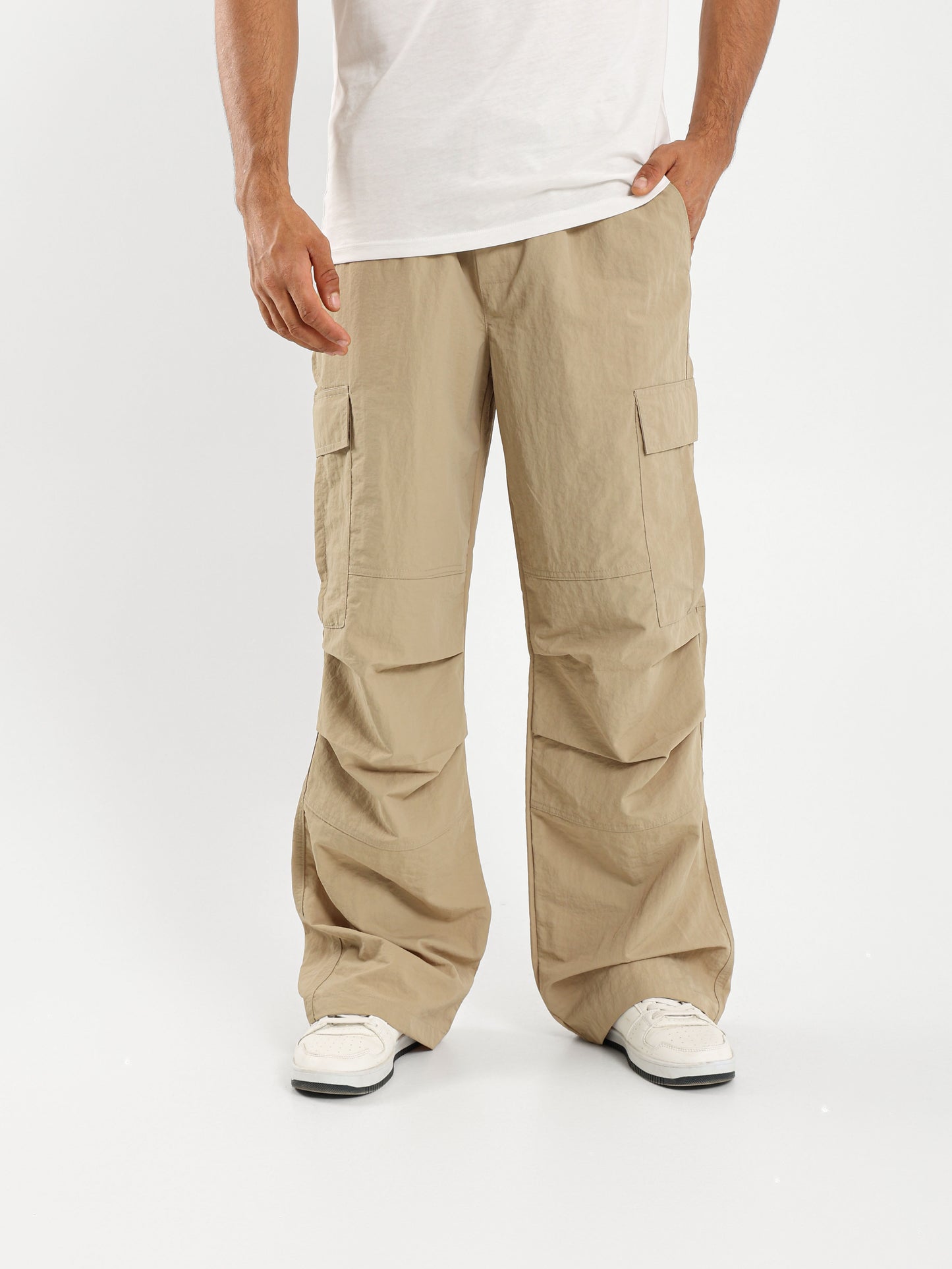 Parachute Pants with Side Pocket