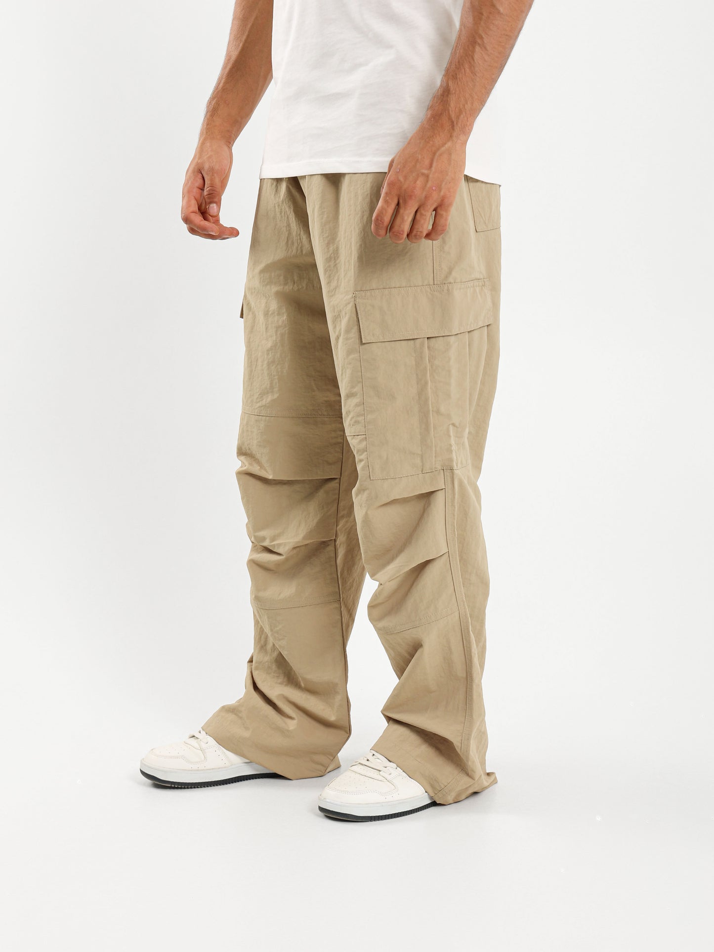 Parachute Pants with Side Pocket