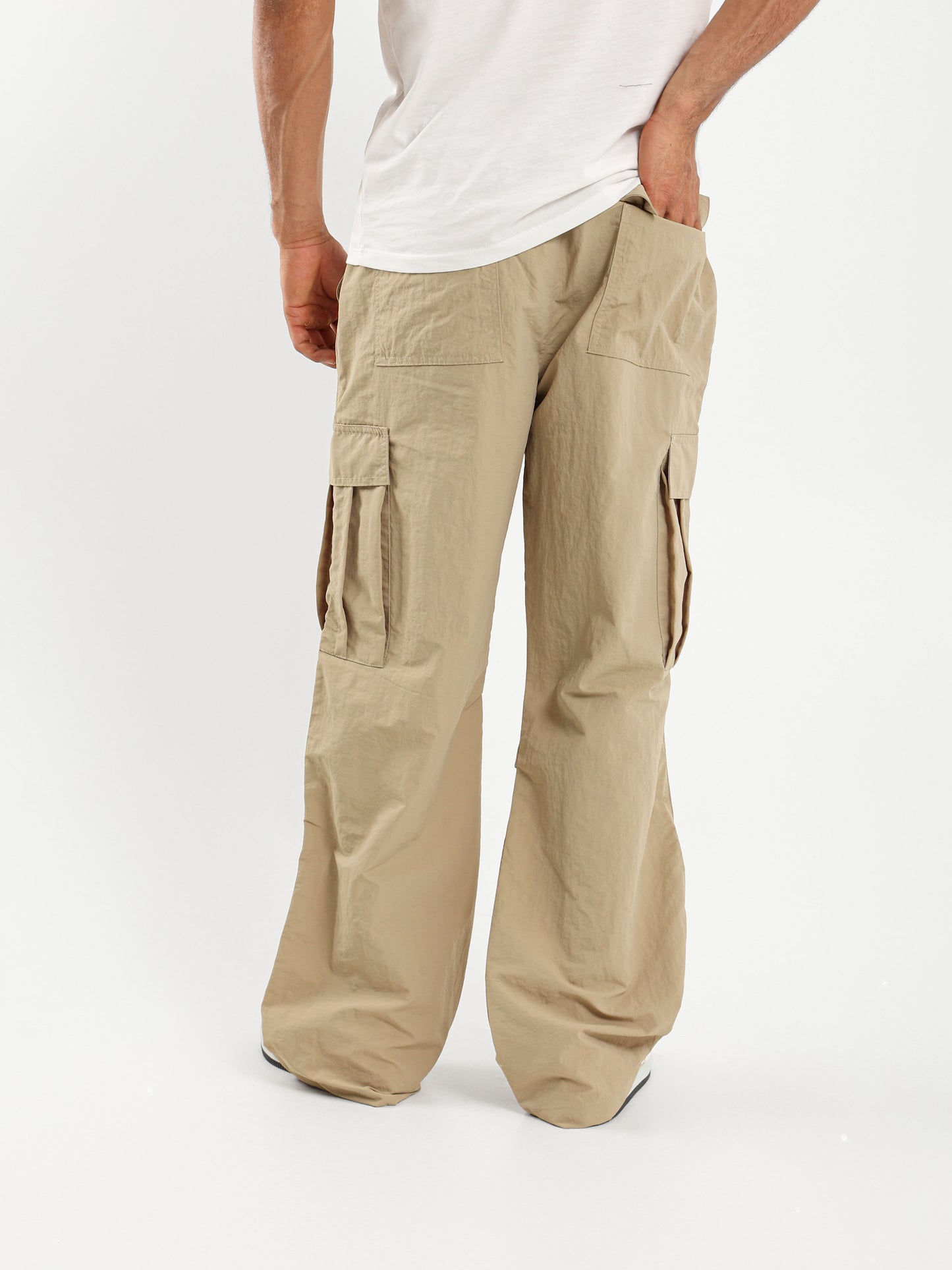 Parachute Pants with Side Pocket