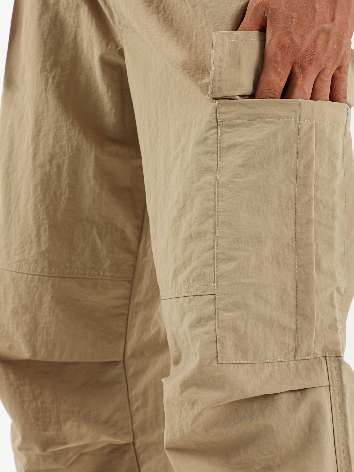 Parachute Pants with Side Pocket