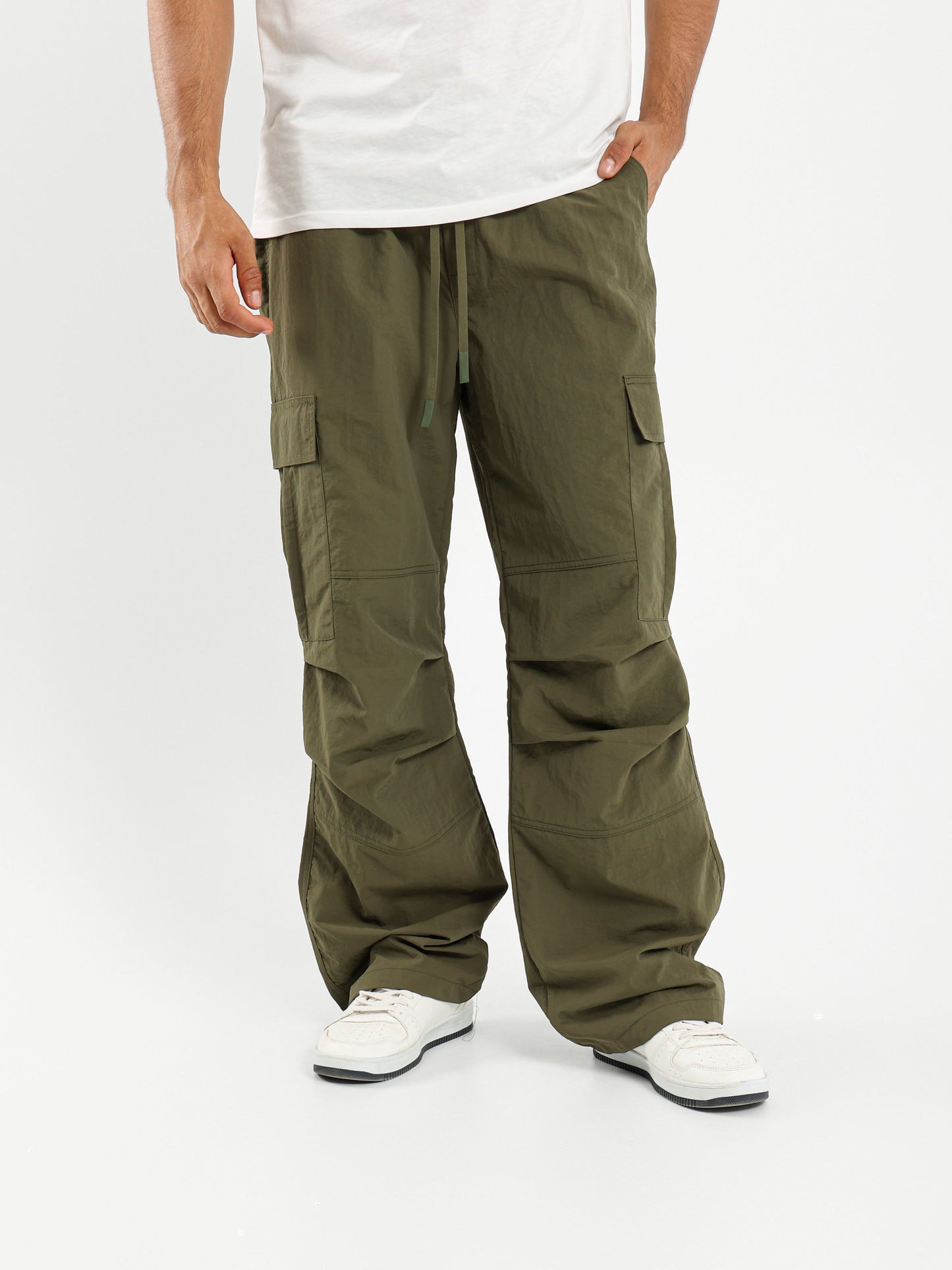 Parachute Pants with Side Pocket